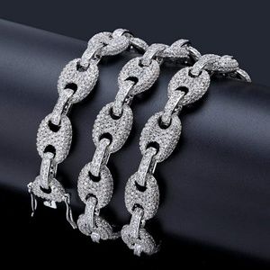 Iced Out Mariner Link Necklace